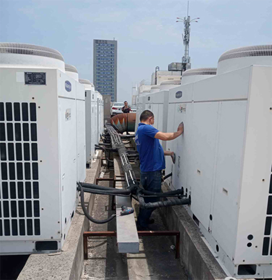 万州中央空调制热和不制冷系统维修方法